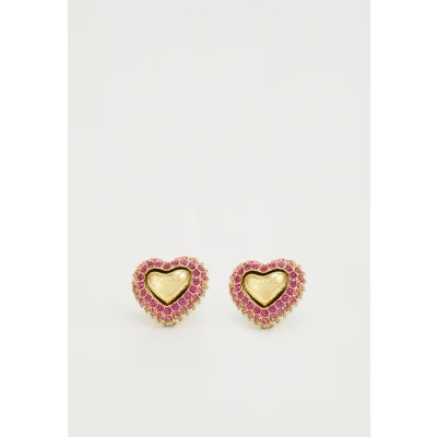 Abbildung von Guess Beloved Ohrringe Yellow goldcoloured/pink, Damen, Größe: One Size, gold coloured/pink