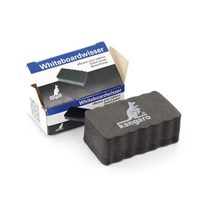 Abbildung von Whiteboard Löscher Kangaro mini magnetisch Größe 33x57x22mm, K N12WBWM, Schwarz