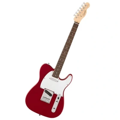 Abbildung von Squier by Fender Debut Collection™ Telecaster® Electric Guitar, Laurel Fingerboard, White Pickguard, Dakota Red