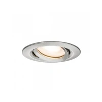 Abbildung von Paulmann 93662 Nova LED Einbauleuchte rund schwenkbar max. 35W Deckenspot Eisen ohne Leuchtmittel Einbaurahmen GU10 oder GU5,3