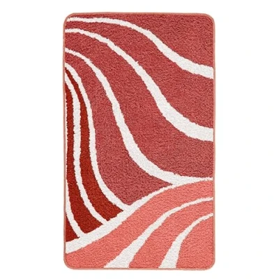 Abbildung von Kleine Wolke Badteppich Flame, 60x100 cm, Marsala