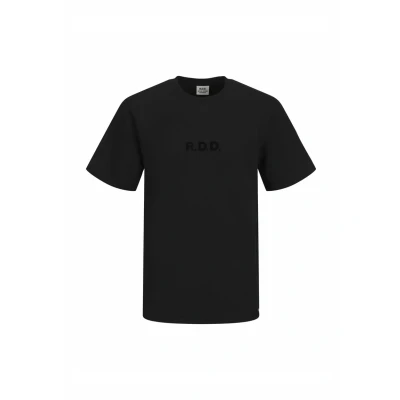 Abbildung von R.D.D. Royal Denim Division Gedruckt Rundhals Tshirt basic, Herren, Größe: Small, Black