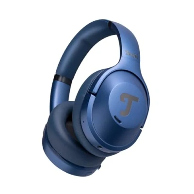 Abbildung von Teufel REAL Blue NC 3 Kabellose Bluetooth Kopfhörer Over Ear mit Active Noise Cancelling und Langer Akkuflaufzeit (bis zu 59 Stunden ANC), Sprachsteuerung, Transparenzmodus (Steel Blue)
