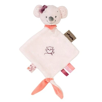 Abbildung von Nattou Mini Schnuffeltuch Maus Valentine, Adèle und 30 x 20 5 cm, Grau/Rosa