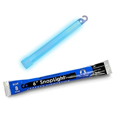 Abbildung von Cyalume Leuchtstäbe in Militärqualität, hochwertig, blau, 15,2 cm, SnapLight Notfall Chemikalien Leuchtstab mit 8 Stunden Dauer (Großpackung 30 Chem Lichtern)