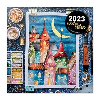 Abbildung von Grupo Erik Wandkalender 2023, Aquarelle Wandkalender, Kalender zum Aufhängen, 2023 Familienkalender offizielle Lizenz, FSC zertifiziert