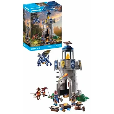 Abbildung von Playmobil 71483 Novelmore Bausatz Ritterturm mit Schmied &amp; Drache