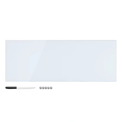 Abbildung von Navaris Magnettafel Magnetboard aus Glas 80x30cm Tafel magnetisch zum Beschriften, (1 tlg)