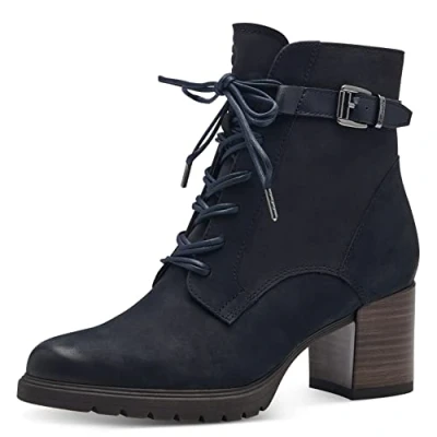 Abbildung von Tamaris Plateaustiefelette, Damen, Größe: 38, Navy Schuhe
