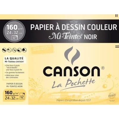 Abbildung von CANSON 200317104 Ordnungsmappe, DIN A4, Karton, 7 Fächer Gelb