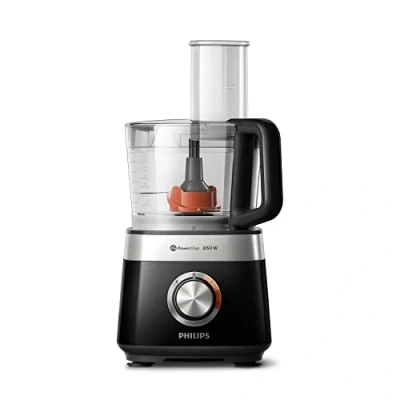 Abbildung von Philips Küchenmaschine &quot;HR7530/10 Viva Collection&quot;, 31 Funktionen, inkl. 2 in 1 Schneidescheibe und Zitruspressenaufsatz