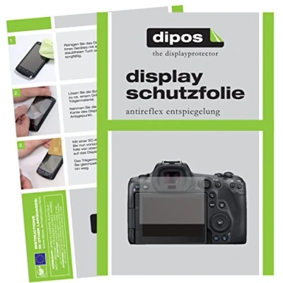 Abbildung von dipos I Schutzfolie matt kompatibel mit Canon EOS R5 C Displayschutz Folie