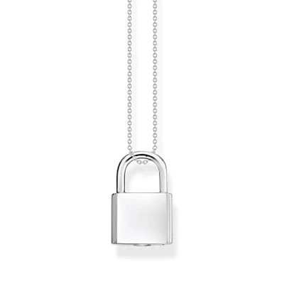 Abbildung von Thomas Sabo Halskette mit Anhänger in Form eines Schloss Sterling Silber, KE2130 001 21 L45V