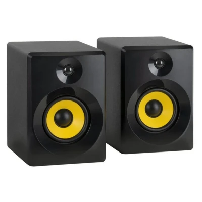 Abbildung von McGrey MM 550BT Multimedia Studio Monitor Paar Lautsprecher (Bluetooth 5.1, 50 W, 2.0 Regallautsprecher mit Tonregler für Höhen und Tiefen)
