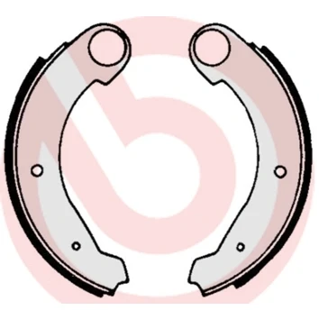Abbildung von BREMBO S 61 503 Bremsbacken 180 34 CITROËN: 2CV Limousine, Dyane Schrägheck