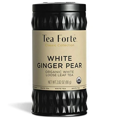 Abbildung von TEA Fortè CILINDRO LATTA SFUSO 80g WHITE GINGER PEAR TÈ BIANCO ZENZERO PERA