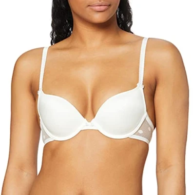 Abbildung von Sassa Dotted MESH Pushup BH, Damen, Größe: 70B, Elfenbein
