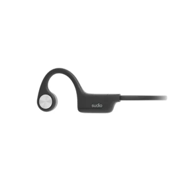 Abbildung von Sudio B2 Black, Open Ear, Bone Conduction, IPX5, Bluetooth v5.3, USB C, 12h Spielzeit