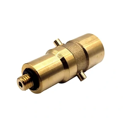 Abbildung von LPG GPL M10 GB Bajonett Adapter auf Autogas Schüssel und versteckter Füllpunkt