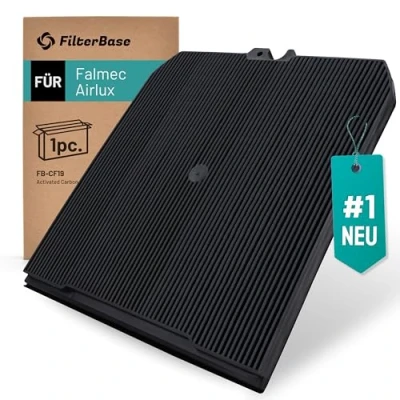 Abbildung von FilterBase® Aktivkohlefilter passend für Falmec 103050107 Typ 3 bzw. Airlux CR1000 1 Stück Filter Dunstabzugshaube
