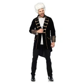 Abbildung von LEG AVENUE 85626 Herren Dracula Kostüm Deluxe Velvet Coat M/L