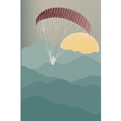 Abbildung von Paragliding Notizbuch: Notizbuch mit Paraglider 120 Seiten gepunktet Geschenk für Journal ... Buch Gleitschirm Tagebuch