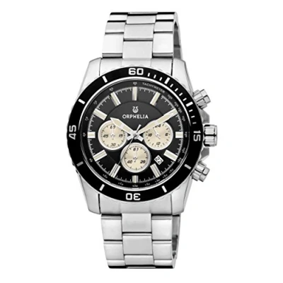 Abbildung von Orphelia Chronograph, Herren, Größe: One Size, Silver/black