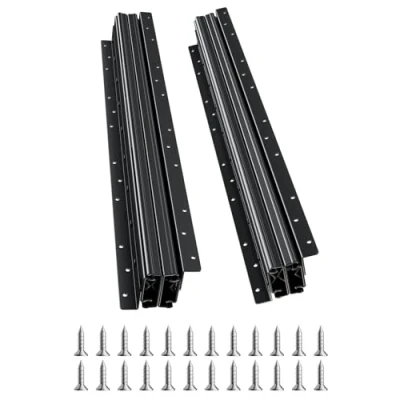 Abbildung von VEVOR Schubladenschienen Bodenhalterung 60cm Schrankschienen 117kg Tragkraft