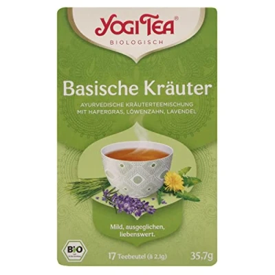 Abbildung von YOGI TEA, Basische Kräuter, Bio Kräutertee 17X2,1 g