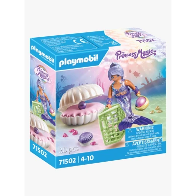 Abbildung von Playmobil 71502 Princess Magic Bausatz Meerjungfrau mit Perlmuschel