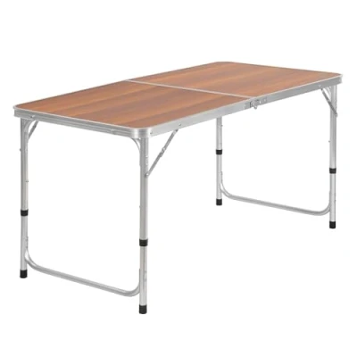 Abbildung von CampFeuer Campingtisch faltbar aus Aluminium für 6 Personen, 120 x 60 cm, Gartentisch (1 St), Klappbar und höhenverstellbar