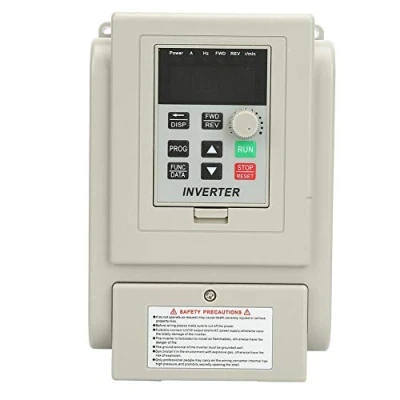 Abbildung von Cuifati AT2 0750X 220VAC Universal Frequenzumrichter mit Variabler Frequenzeinstellung Hochleistungs VFD Drehzahlregler für einphasige 0,75 kW Wechselstrommotor Anti Trip Leistung