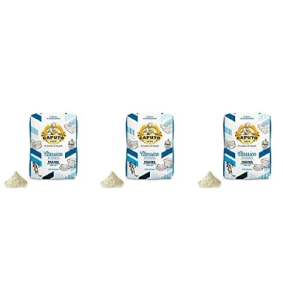 Abbildung von 3x Farina Molino Caputo Classica per Pizza Napoli Pizzamehl Mehl 5kg