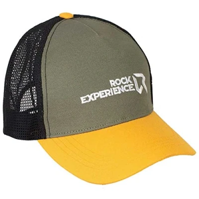 Abbildung von Rock Experience REUA02061 SKYFULL Trucker Hat Unisex 1924 Olive Night + 0531 Old Gold Taglia Unica