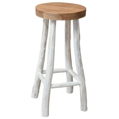 Abbildung von vidaXL Teak Barhocker Barstuhl Tresenhocker Thekenhocker Küchenhocker Hocker