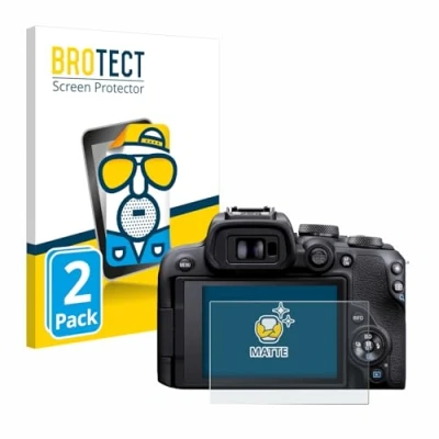 Abbildung von BROTECT Entspiegelungs Schutzfolie für Canon EOS R10 (2 Stück) Matte Displayschutz Folie, Anti Reflex, Fingerprint