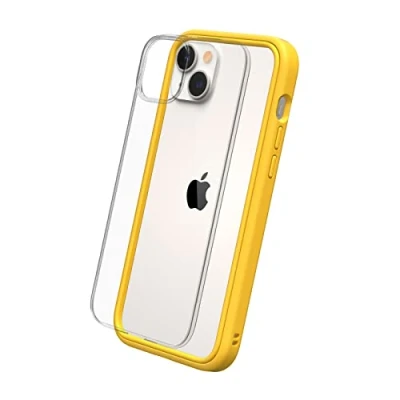 Abbildung von RhinoShield Modulares Case kompatibel mit [iPhone 14 Plus] Mod NX Anpassbare &amp; stoßdämpfende Schutzhülle im schlanken Design 3.5 Meter Fallschutz Gelb