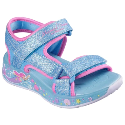 Abbildung von Skechers Mermaid Dreams Riemensandalette blue/multicoloured für Kinder, Größe: 29, Blue/multi/coloured Schuhe