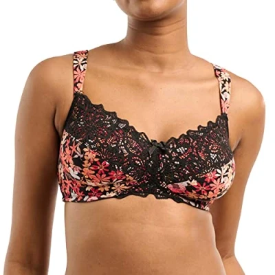 Abbildung von Sans Complexe BH Ava Fantasie Post Surgical Bra Schwarz/Rosa Baumwolle C 75 Damen