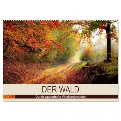 Abbildung von Der Wald. Durch zauberhafte Waldlandschaften (Wandkalender 2025 DIN A2 quer), CALVENDO Monatskalender