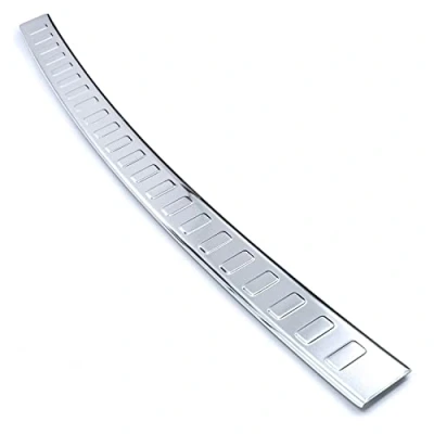 Abbildung von teileplus24 AL159 Ladekantenschutz Aluminium kompatibel mit Audi A4 B9 Avant Facelift 2019 , Farbe:Silber