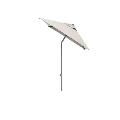 Abbildung von Kettler Sonnenschirm Balkon EASY PUSH 150x210cm anthrazit hellgrau