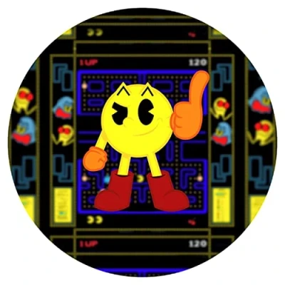 Abbildung von Fondant Tortenaufleger Tortenbild Geburtstag Pac Man K 3