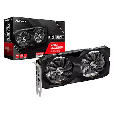 Abbildung von Asrock AMD Radeon RX 6600 Challenger 8GB Grafikkarte (8 GB)