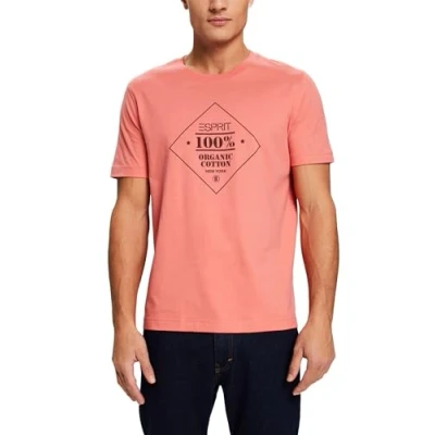 Abbildung von Esprit MIT LOGO Tshirt print, Herren, Größe: XS, Pink