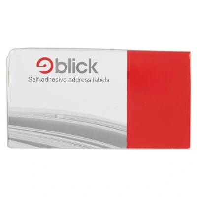 Abbildung von Blick RS21155 Adress Etikett, 80 x 120 mm, Weiß