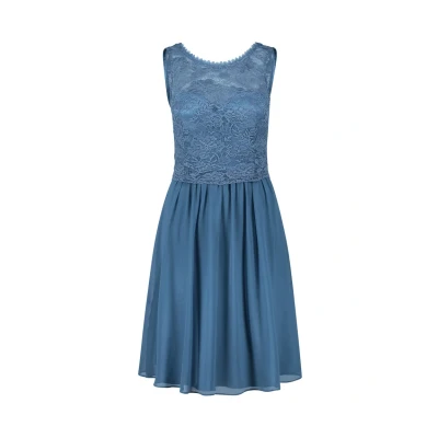 Abbildung von Vera Mont Damen Abendkleid mit Spitze 38, Hushed Blue