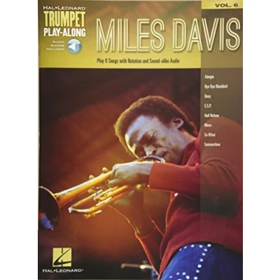 Abbildung von Miles Davis: Trumpet Play Along Volume 6: Includes Downloadable Audio (Trumpet Along, 6, Band 6)