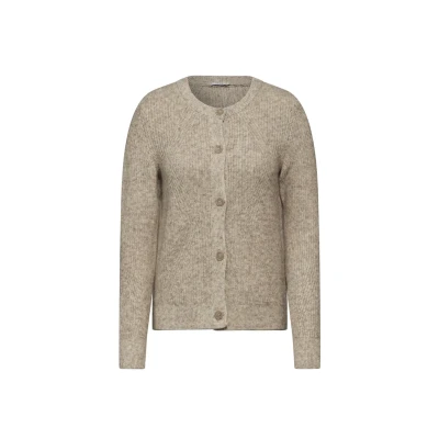 Abbildung von Cecil Grobstrick Strickjacke, Damen, Größe: XXL, Beige