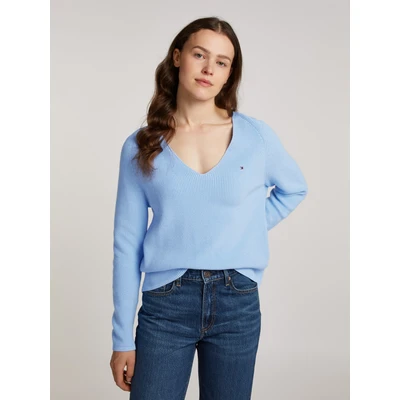 Abbildung von Tommy Hilfiger Strickpullover &quot;SOFT WOOL V NK SWEATER&quot;, mit Ausschnitt